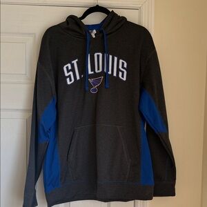 NHL St. Louis Black and Blue Hoodie